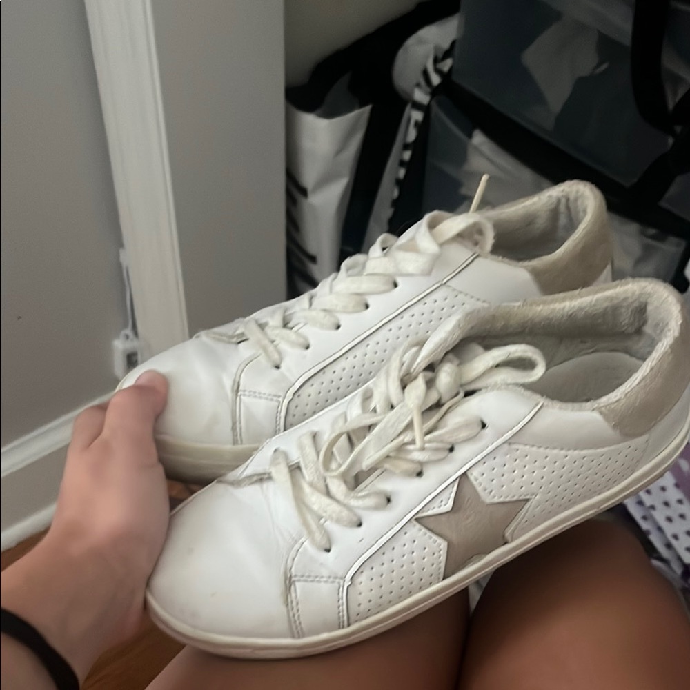 Steve Madden White Star Sneakers